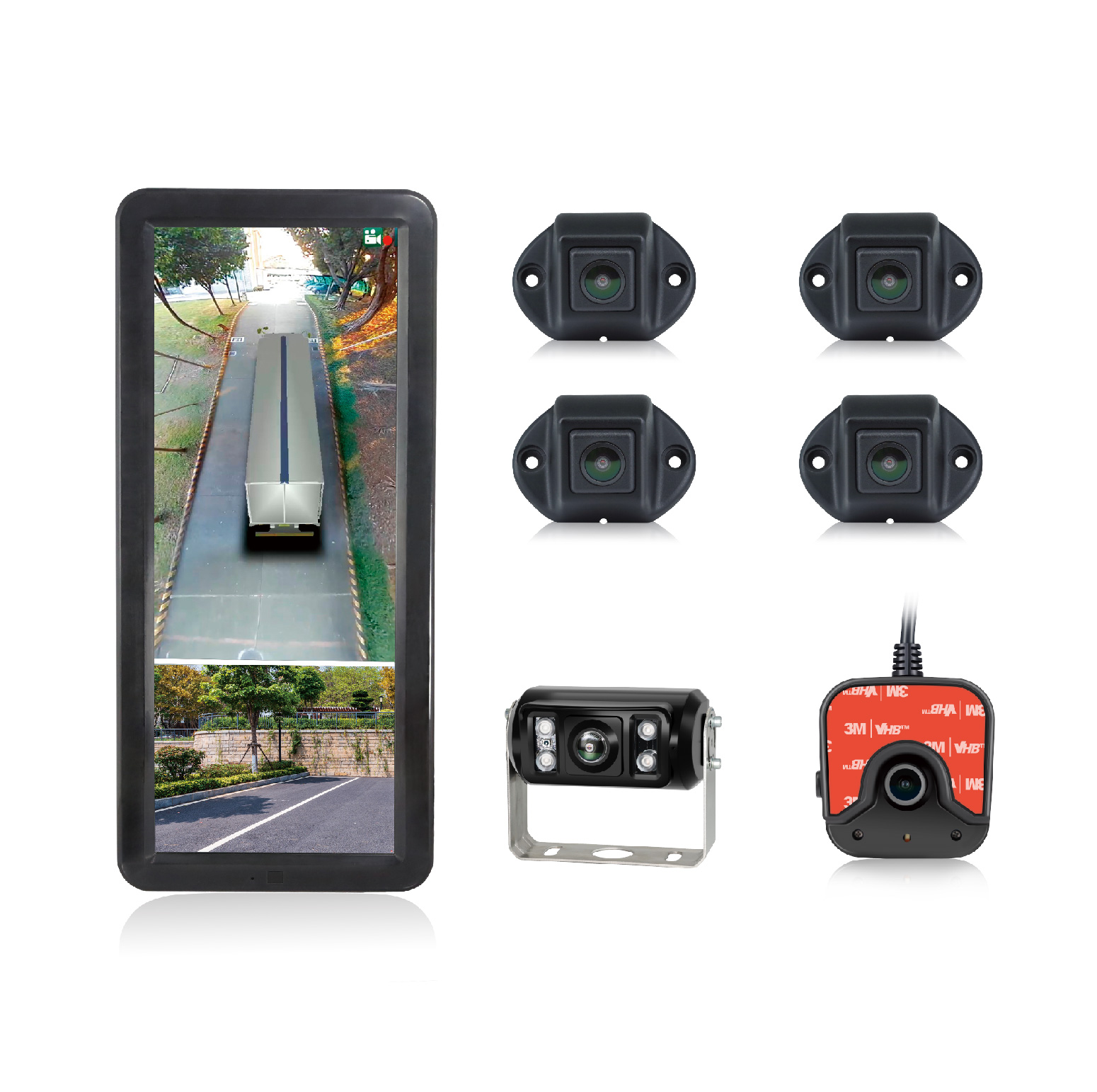 12.3寸車載360全景監(jiān)控系統(tǒng)