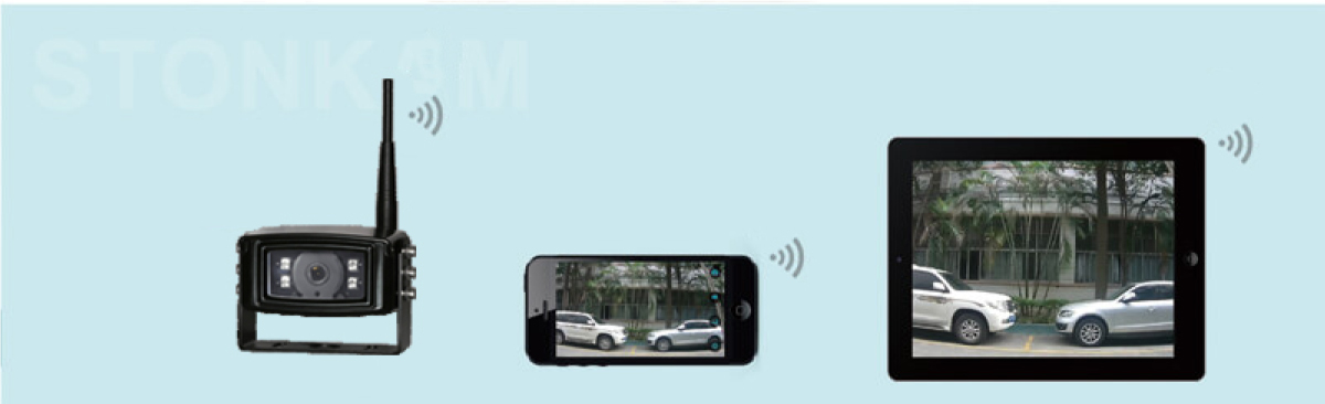 WIFI 倒車(chē)攝像頭 車(chē)載無(wú)線wifi攝像頭