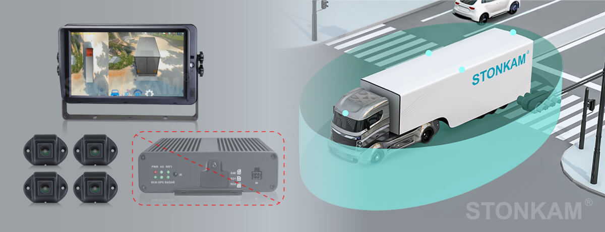 360行車(chē)影像系統(tǒng) 360度車(chē)載全景影像顯示器一體機(jī)