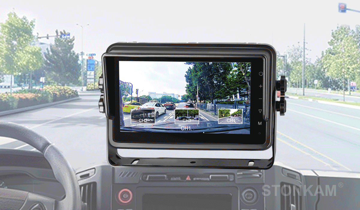 車載高清四分割顯示器