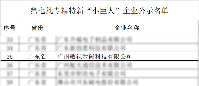 專精特新小巨人