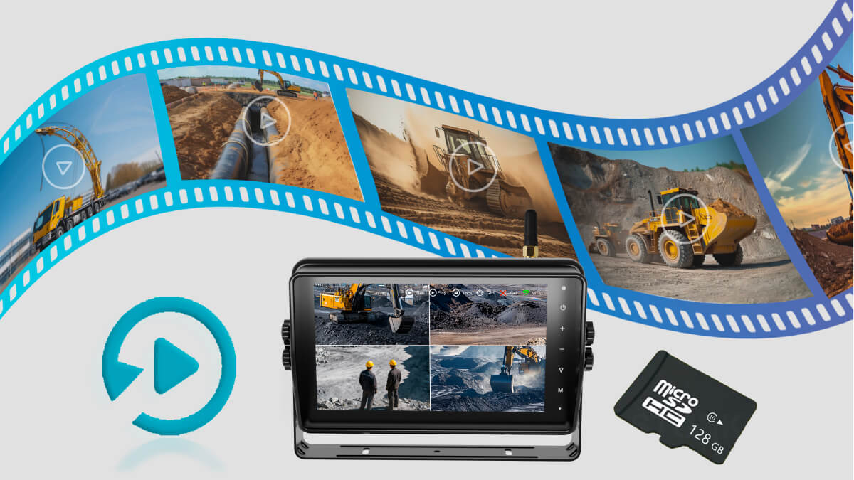 無線車載錄像顯示器